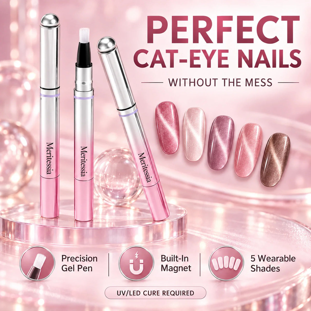 All-in-One Magnetic Cat-Eye Gel Nail Pen