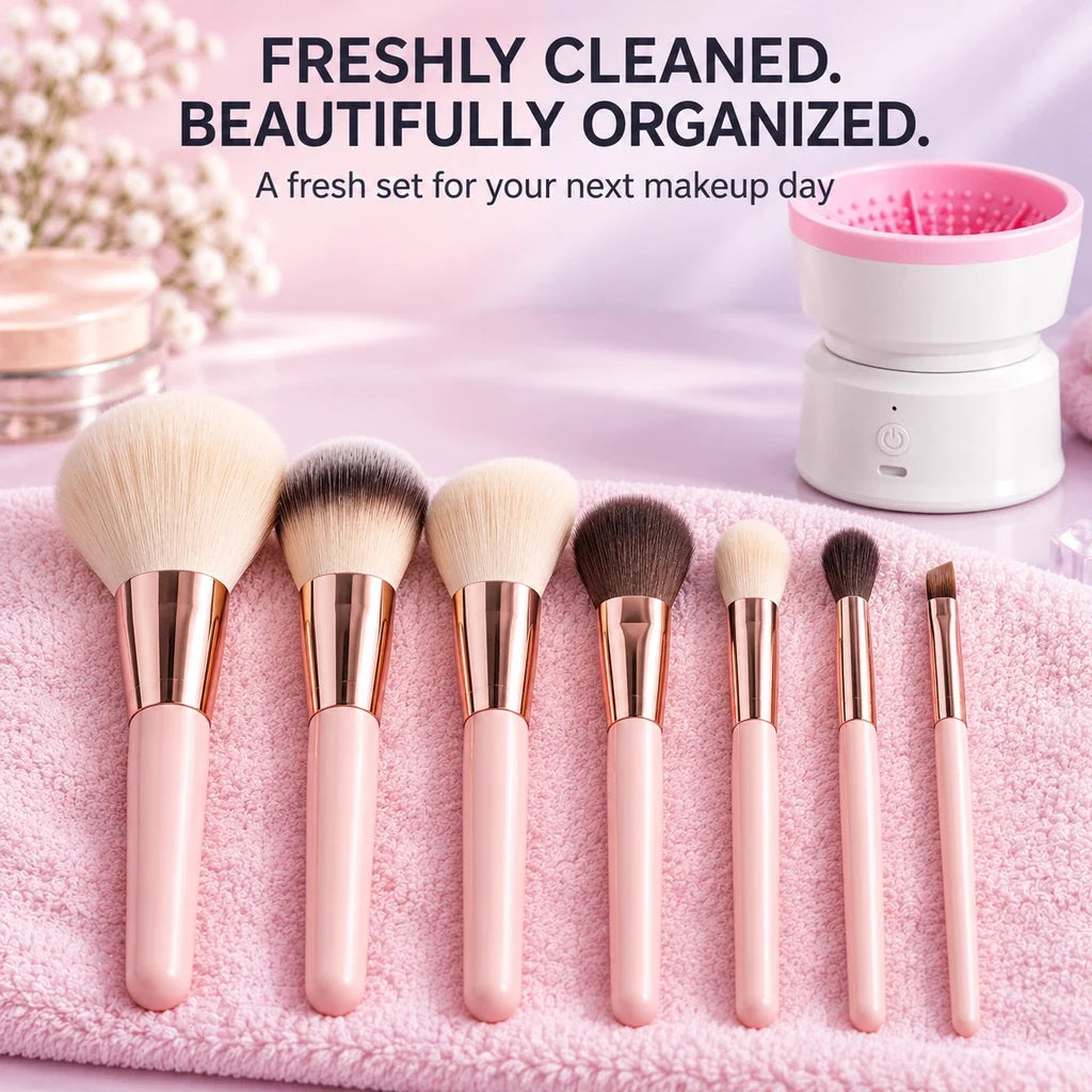 Rechargeable Electric Makeup Brush Cleaner