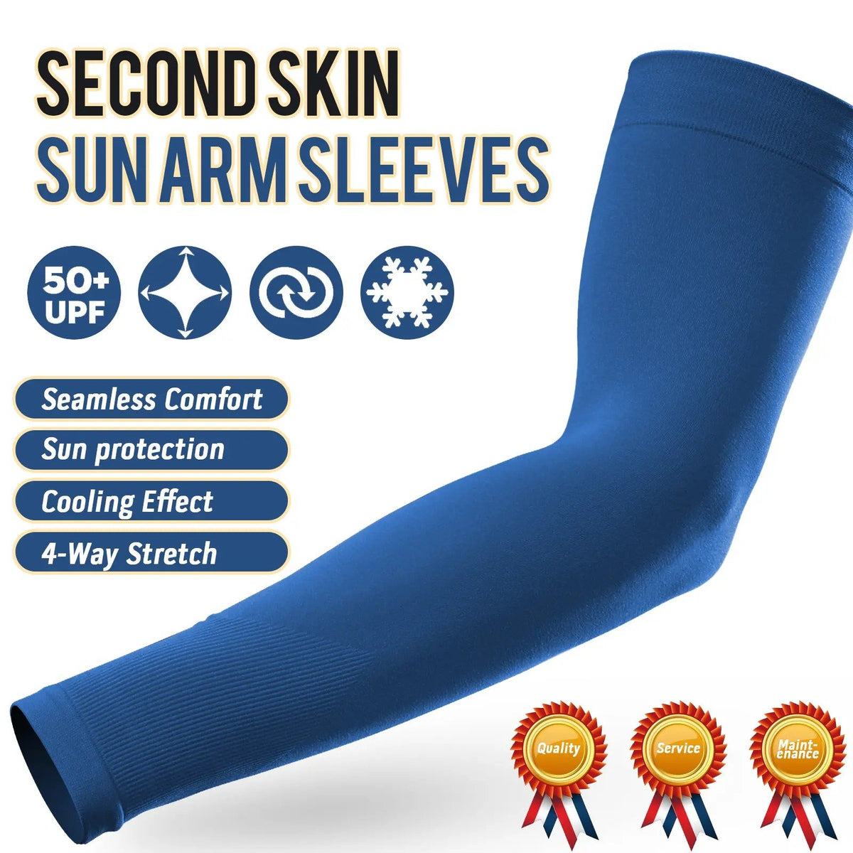 UPF 50+ Cooling UV Arm Sleeves