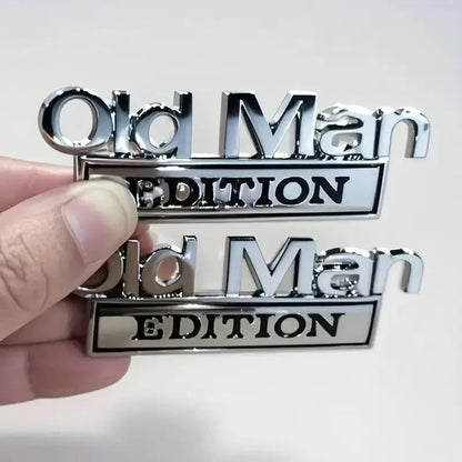 🔥Old Man Edition Car Emblem
