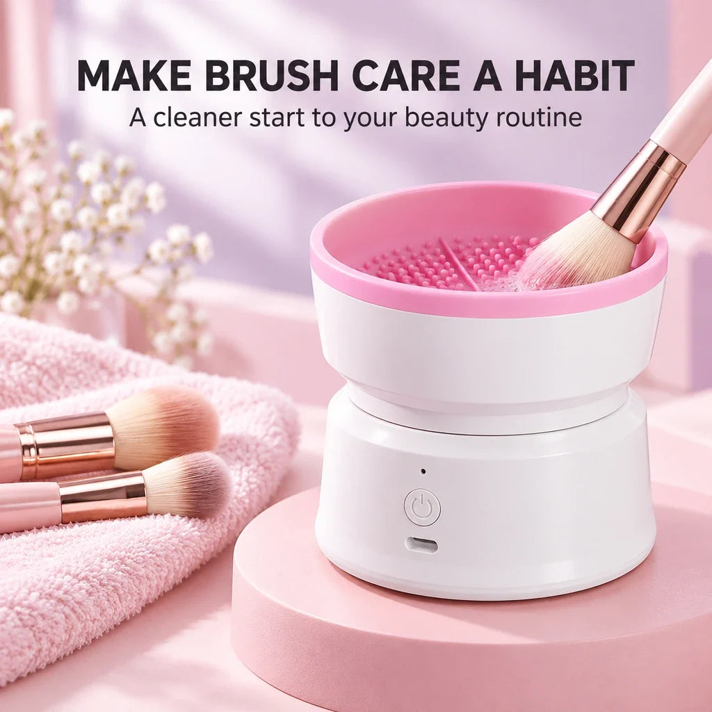 Rechargeable Electric Makeup Brush Cleaner
