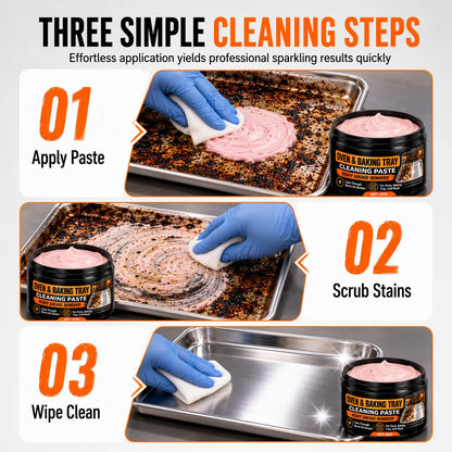 Erase Burnt Grease Instantly! Heavy-Duty Cleaning Paste