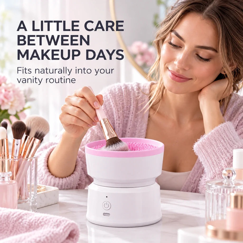 Rechargeable Electric Makeup Brush Cleaner