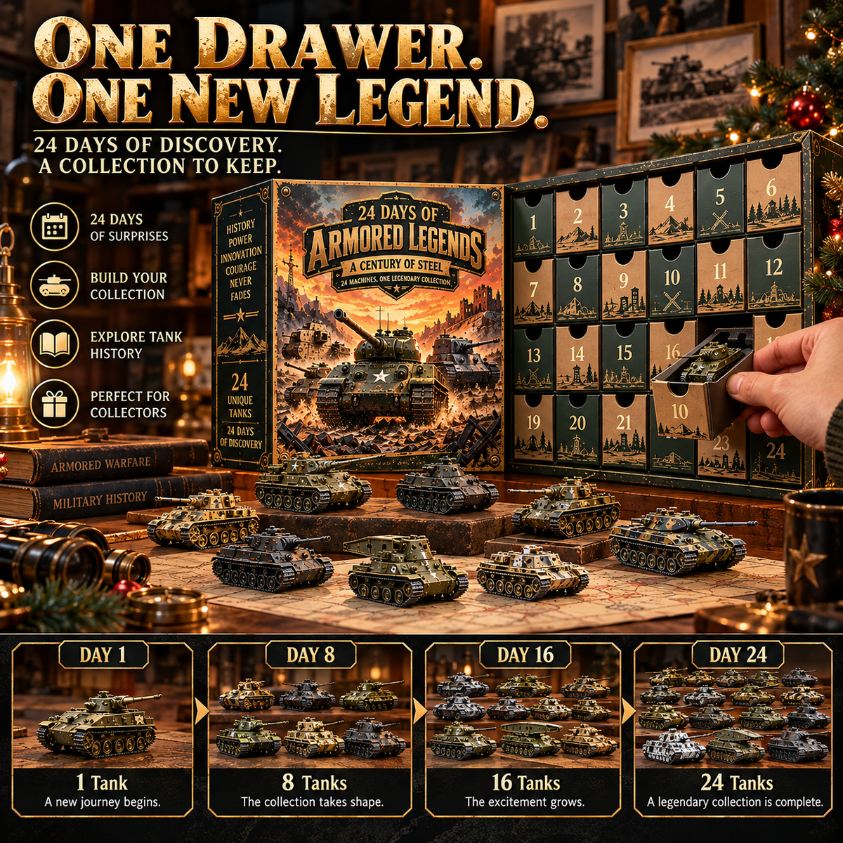 🔥 Love Legendary Tanks? 🪖 2026 Armored Legends – 24 Days, 24 Machines!