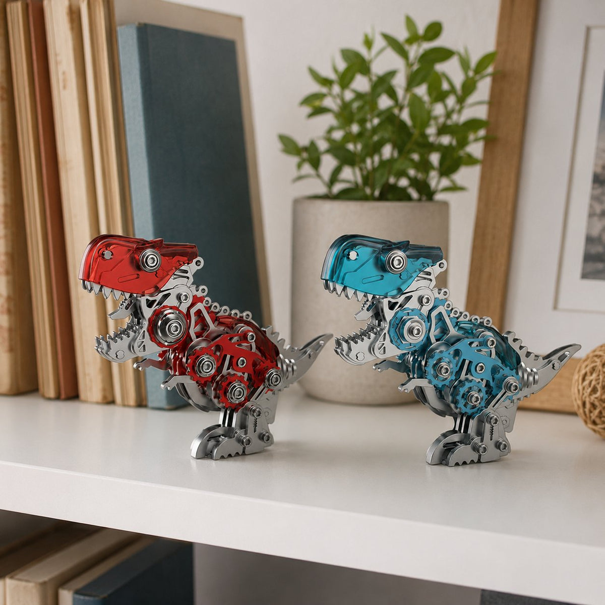 🦖⚙️Steampunk T-Rex Mechanical Assembly Model,