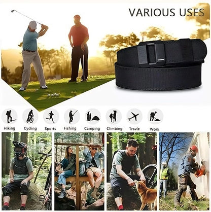 🔥EDC Nylon Ratchet Belt
