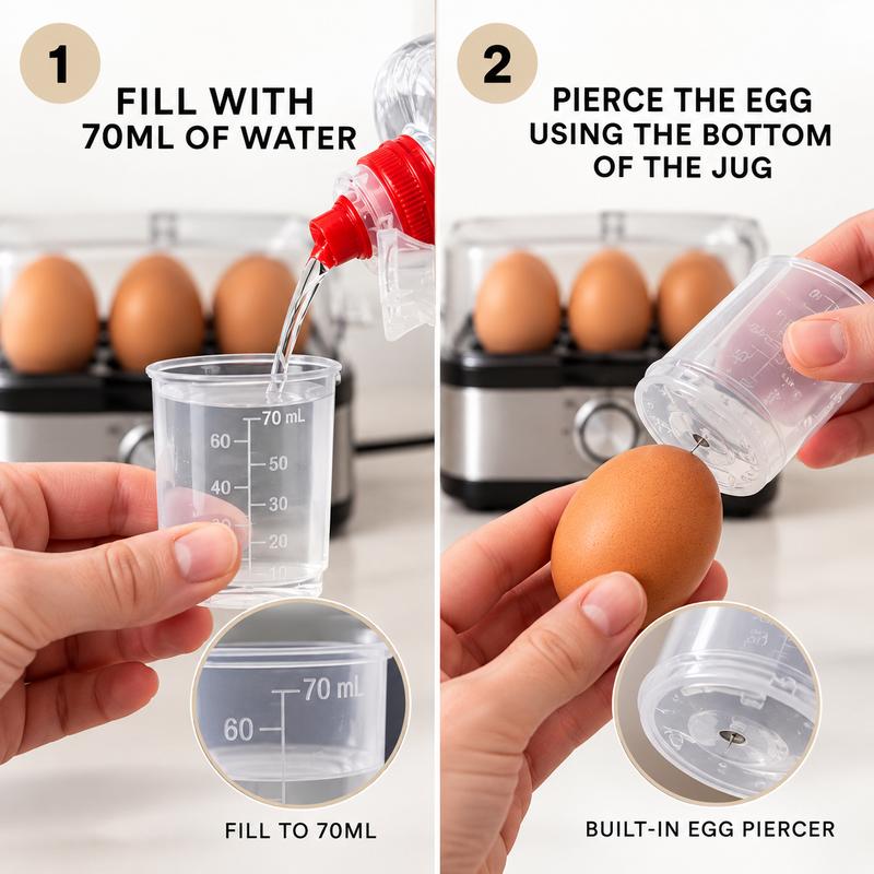 Steam Eggs & Dumplings Instantly! Compact Multifunctional Egg Steamer