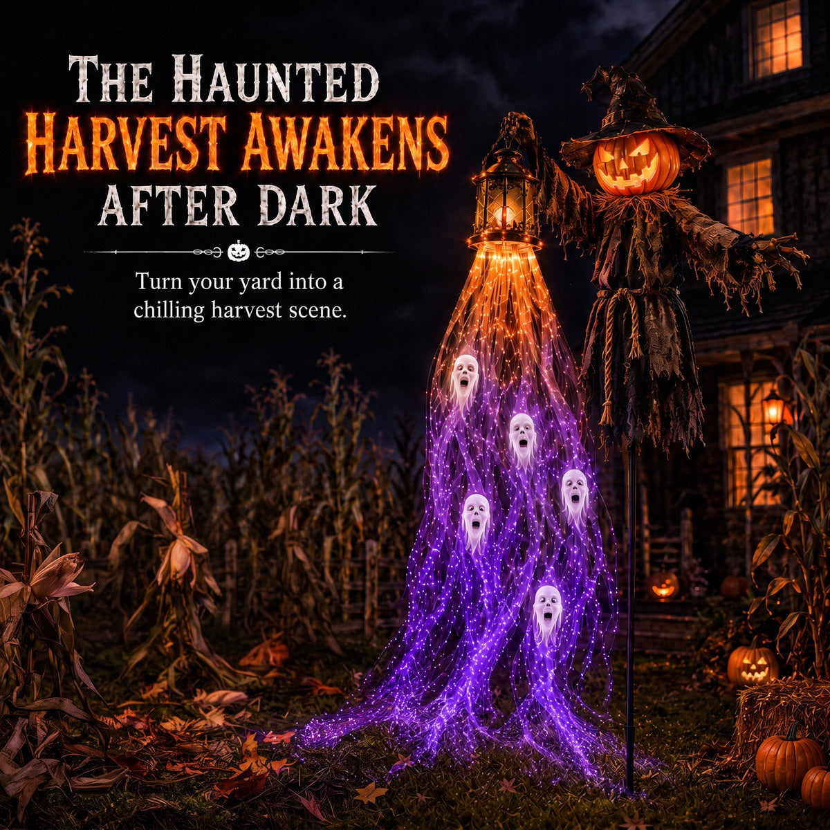 🎁 Today Only: 49% OFF 🎁Animated Halloween Soul Harvester Garden Light Collection💀