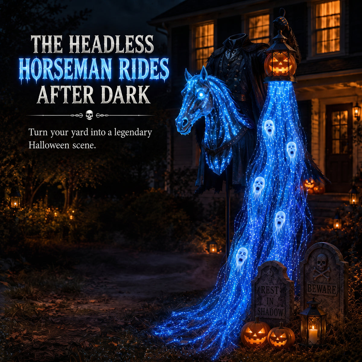 🎁 Today Only: 49% OFF 🎁Animated Halloween Soul Harvester Garden Light Collection💀