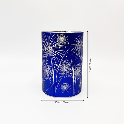 Celebration Firework Lanterns – Premium Patriotic Red, White & Blue Trio