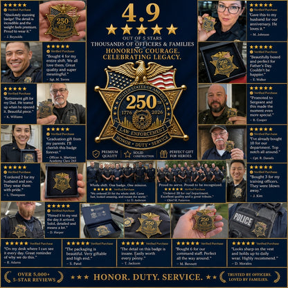 ⚡️Flash Sale 49% OFF - America Law Enforcement Brooch