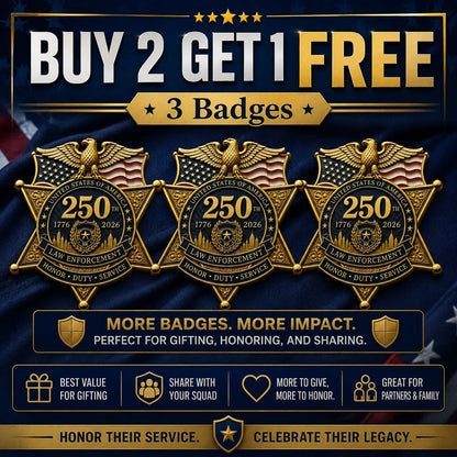 ⚡️Flash Sale 49% OFF - America Law Enforcement Brooch