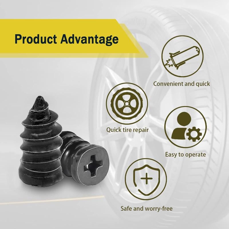 🚗Tire Repair Rubber Nails Kit