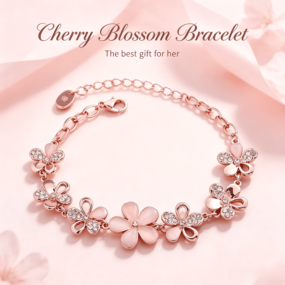 🌸Cat's Eye Cherry Blossom Bracelet🌸