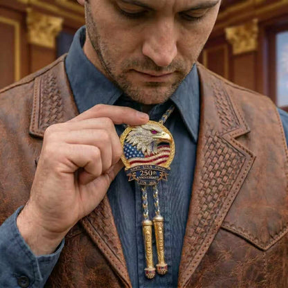 🎉USA 250th Anniversary Eagle Bolo Tie