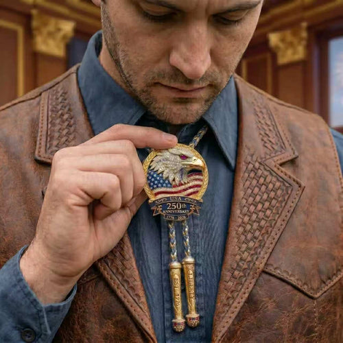 🎉USA 250th Anniversary Eagle Bolo Tie