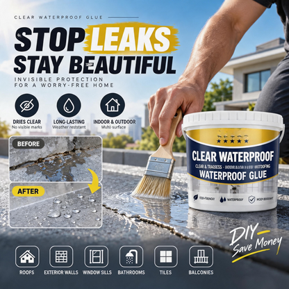 Seal Leaks Instantly! Invisible Waterproof Glue Coating