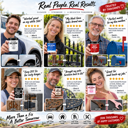 Multi-Purpose Rust Repair Cream for Cars & Household Metal