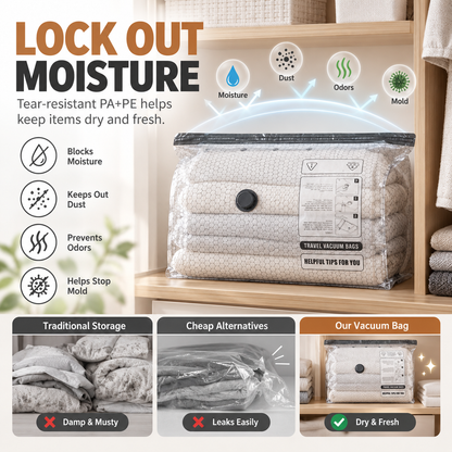 Travel Vacuum Compression Storage Bags with Electric Pump✈️