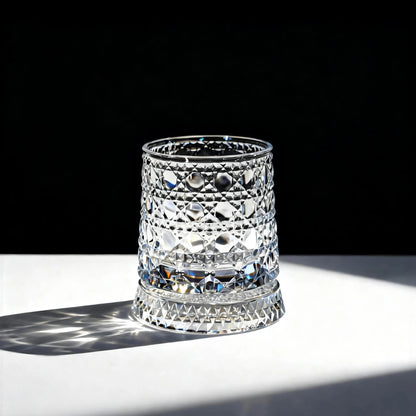 ✨ Diamond Cut Spinning Glass | Elevate Your Home Bar Experience 🏅