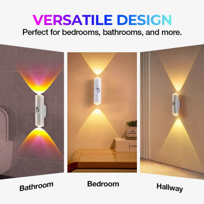 Light Up Any Space Instantly! RGB Motion Sensor Magnetic LED Light