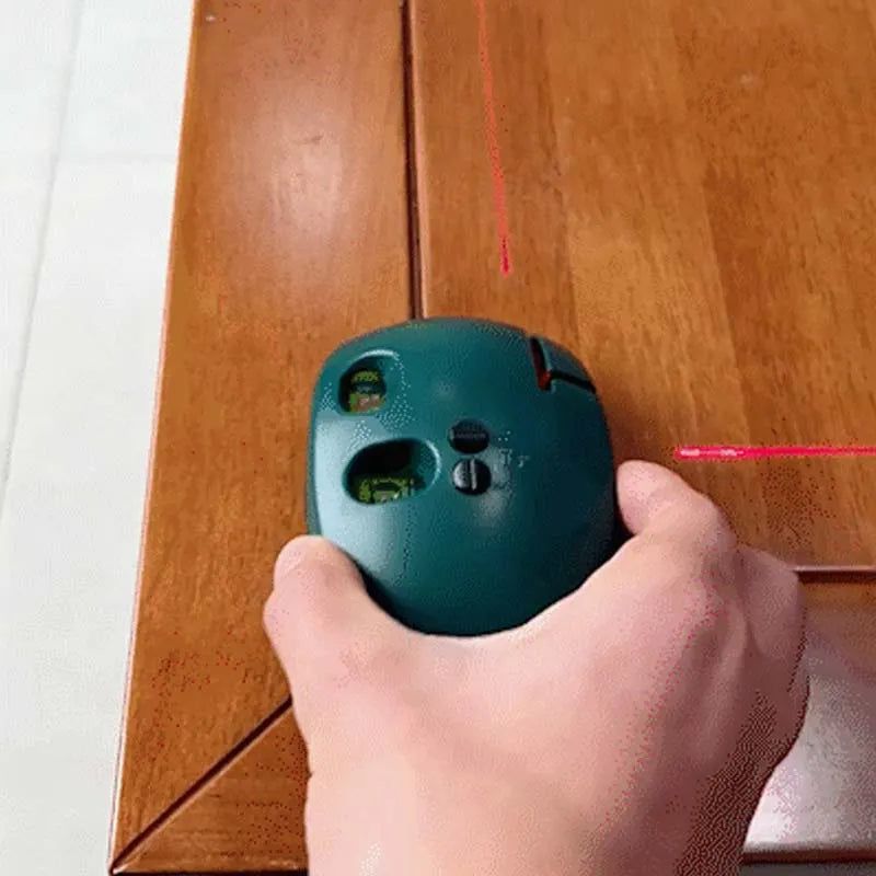 🔴90° Right Angle Laser Level – Infrared Precision Laser Line Tool, Bright Visible Beam, Compact Durable Layout Marker for Tile Laying, Shelf Mounting & Home DIY Projects