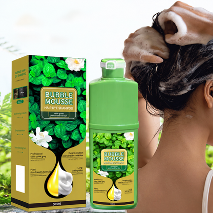Long-Lasting Plant-Based Foam Hair Dye
