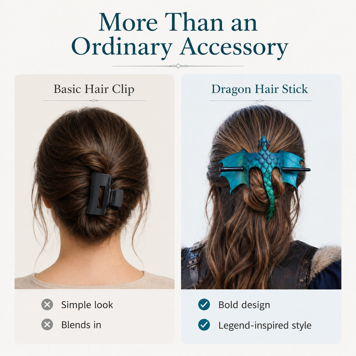 🔥LAST DAY 49% OFF - 🐉Medieval Dragon Hair Stick