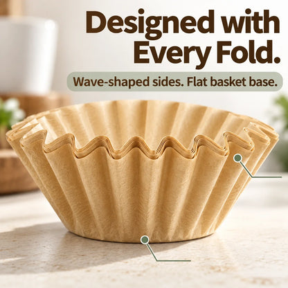 Basket-Style Paper Coffee Filters ☕ For Ninja PB041 & PB051