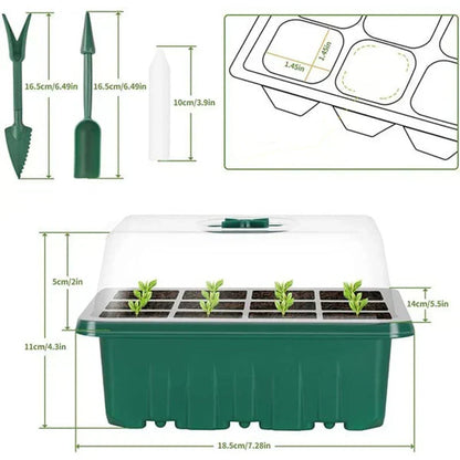 🔥50% discount while stocks last!🎉Seed starter trays with grow light