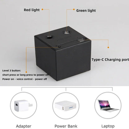 Portable Mini Portable Stage Lights - Rechargeable Disco Party Atmosphere Lights