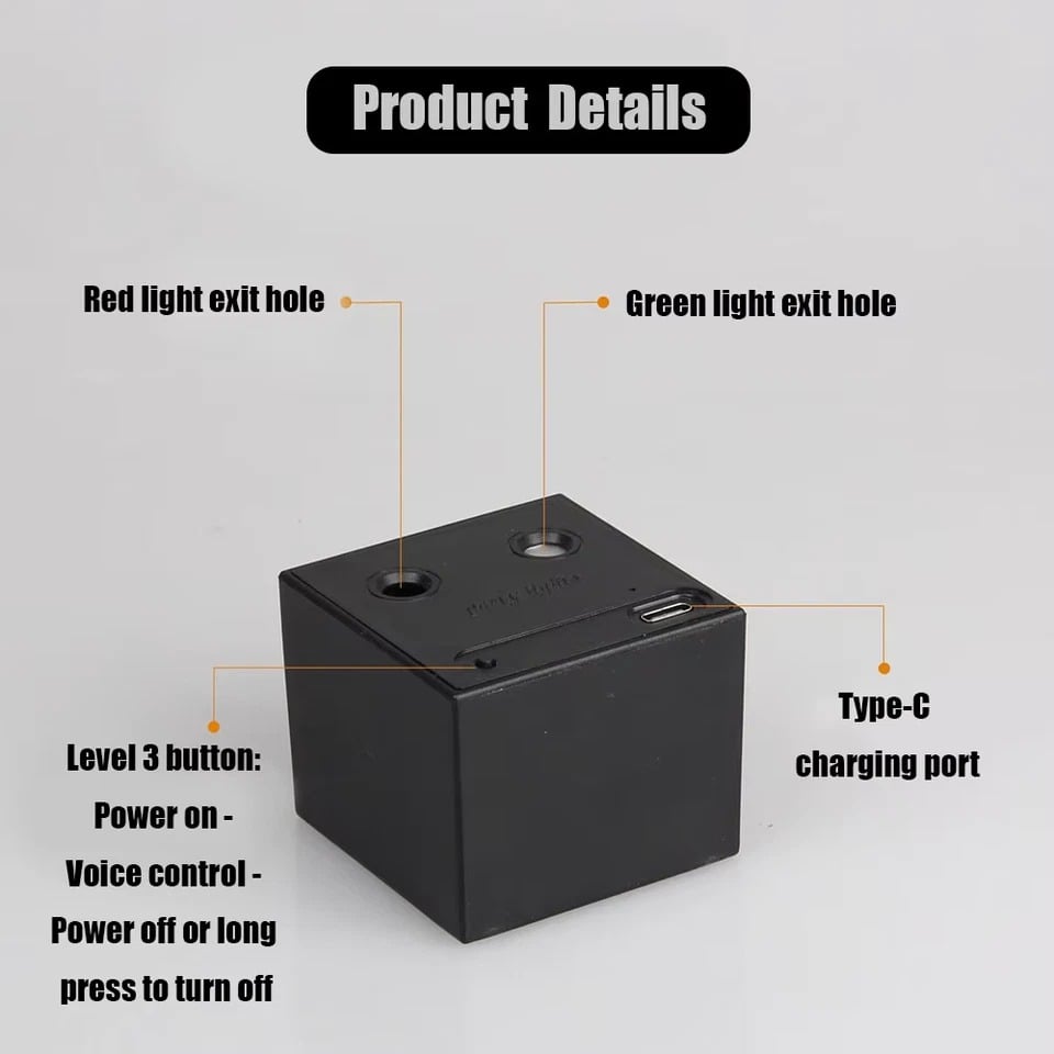 Portable Mini Portable Stage Lights - Rechargeable Disco Party Atmosphere Lights