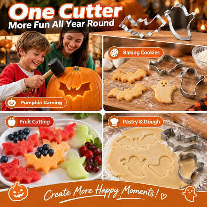 Halloween Pumpkin Carving Hammer & Cutter Kit (2-Pack) 🎃⚡