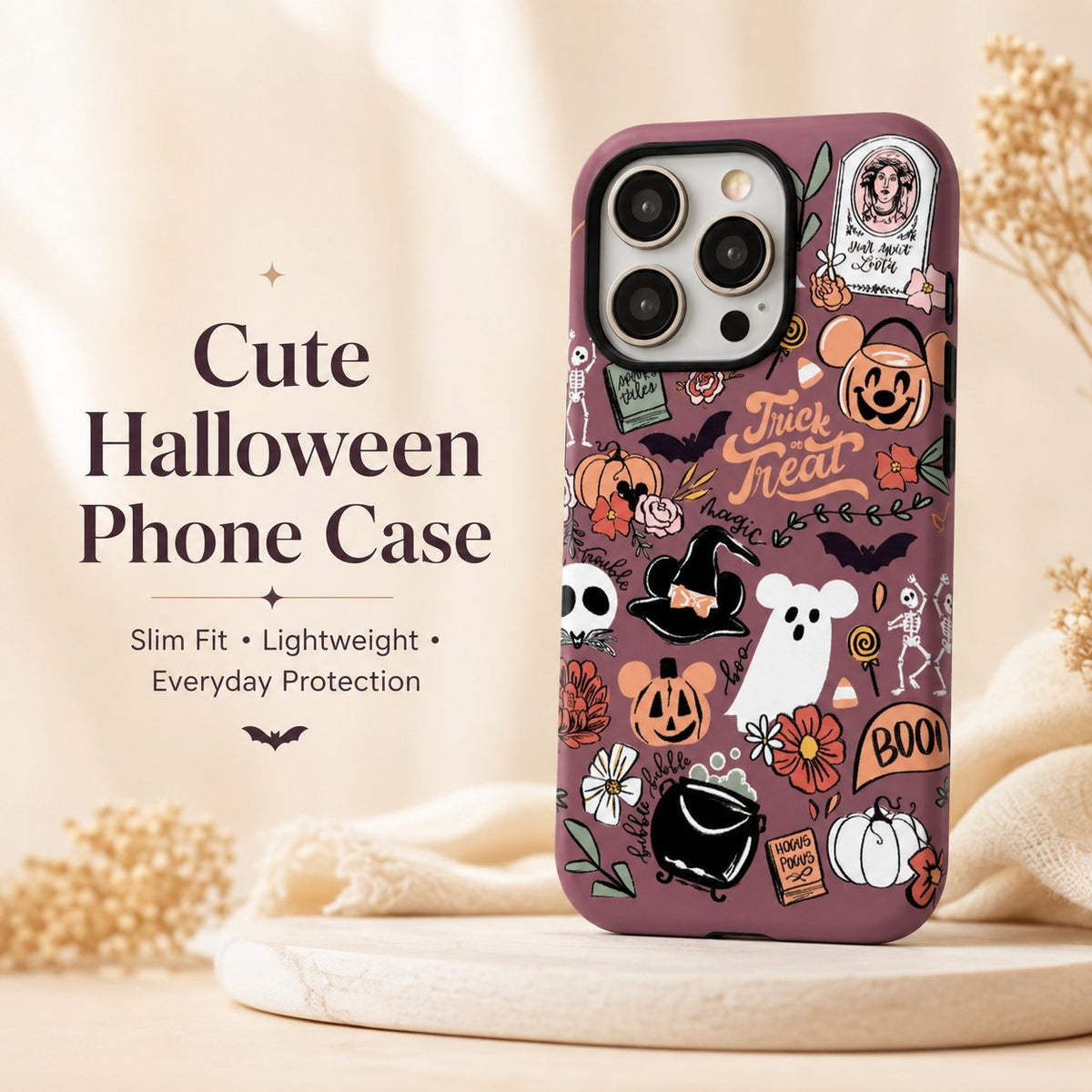 🎃 Spooky Halloween Phone Case — Dress Your Phone for the Season! 👻