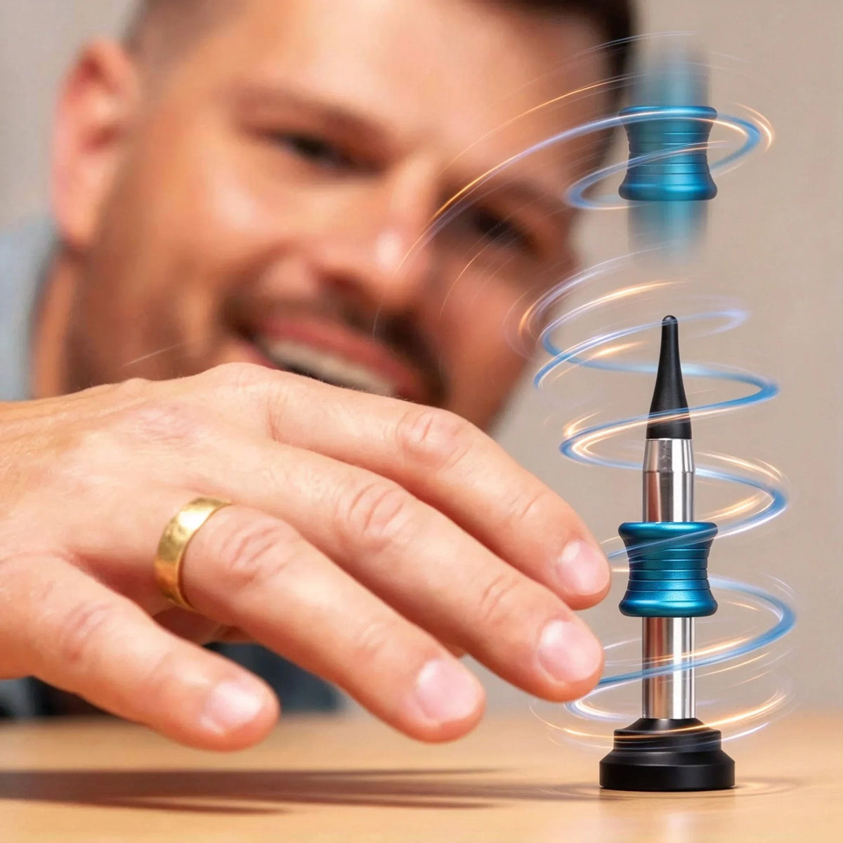 Say Goodbye to Desk Stress! 👋Kinetic Desk toy That Performs Impossible Landing