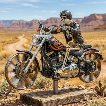 ✨Skull Motorcycle Windmill（2D）