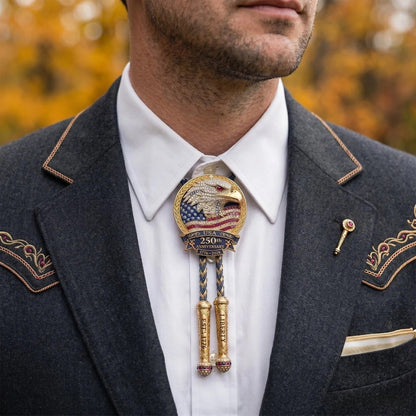🎉USA 250th Anniversary Eagle Bolo Tie