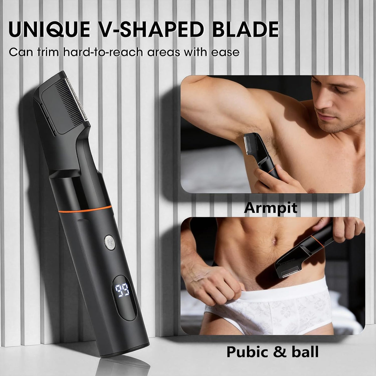 🪒Body Hair Trimmer - 5-in-1 Mens Electric Grooming Kit
