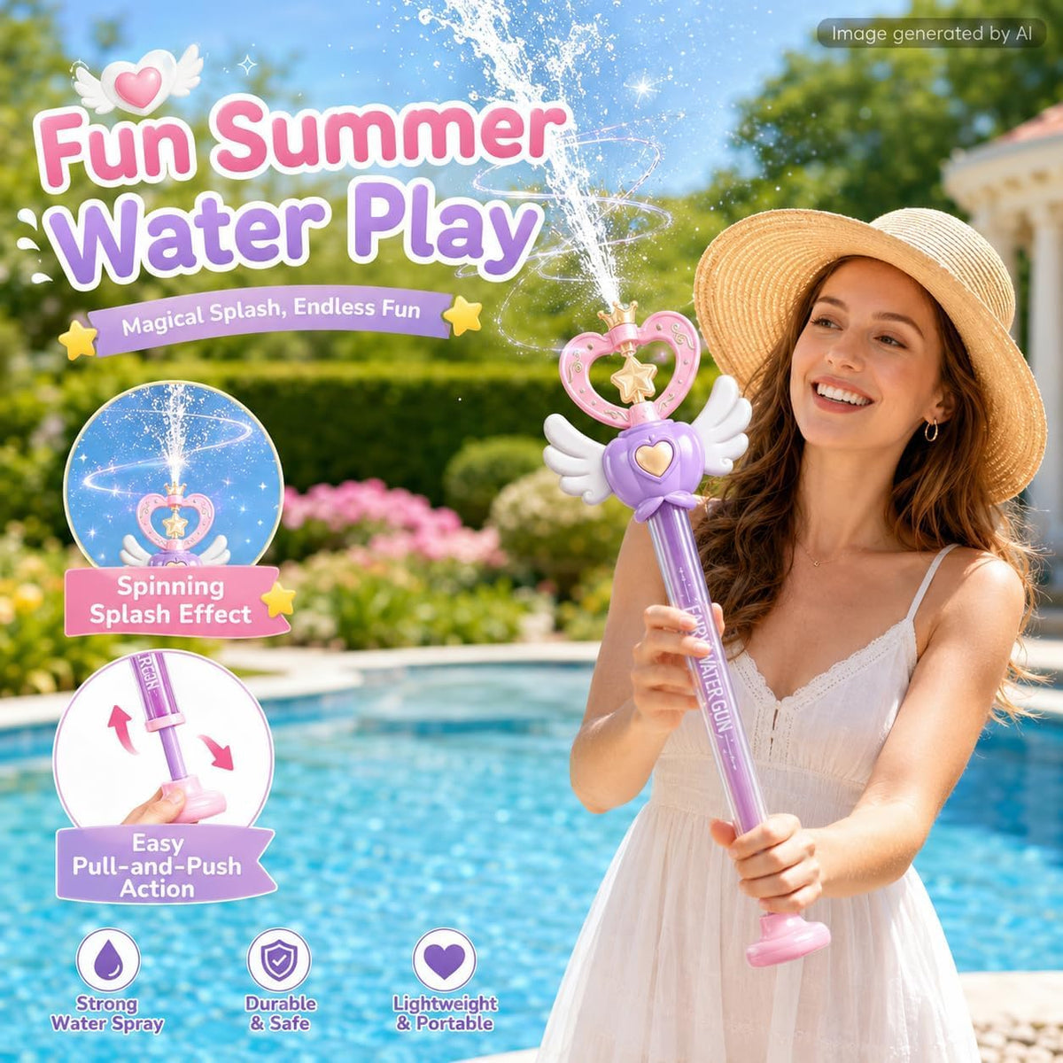 2027 New Magic Elf Children's Water Stick Toy💕