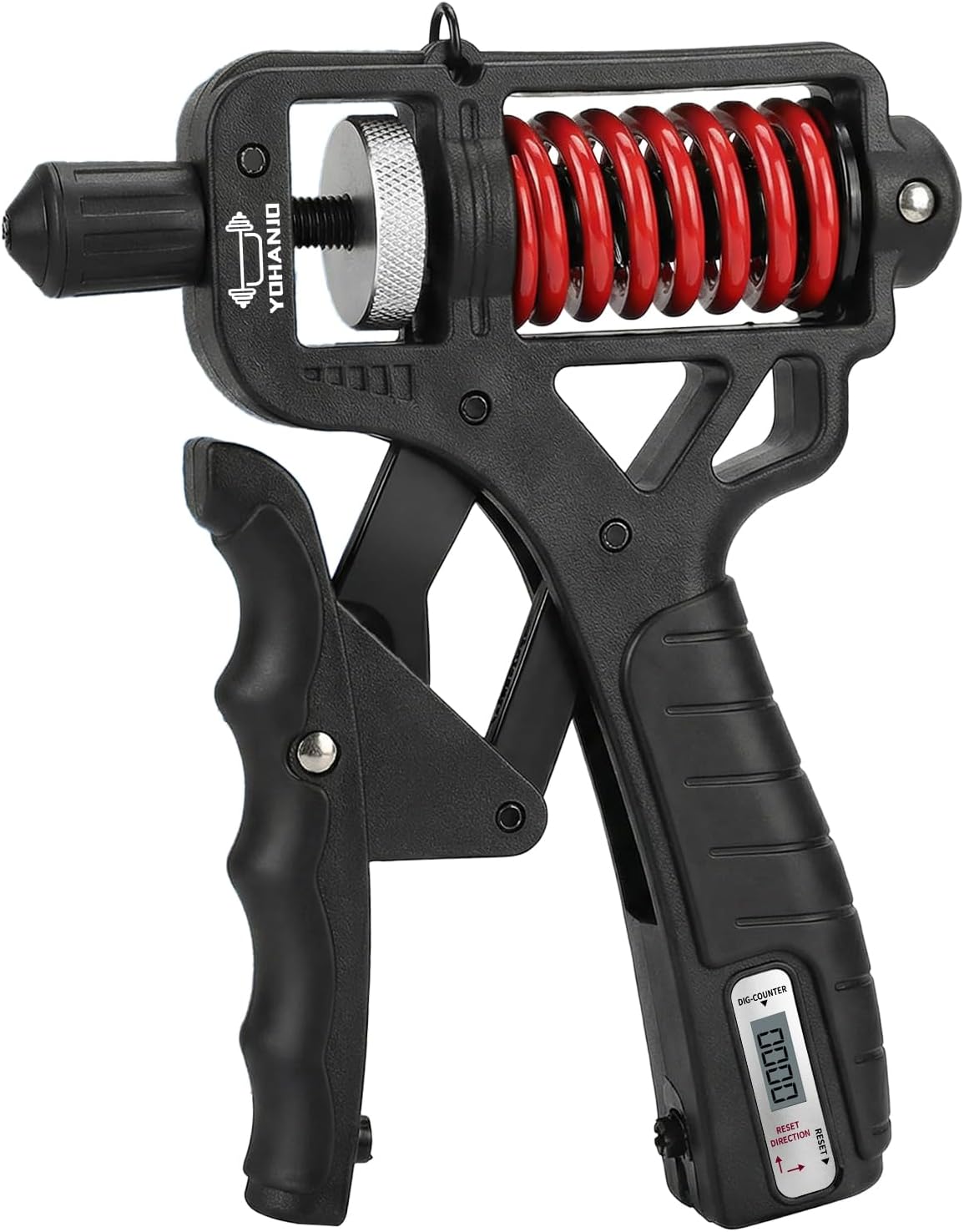 Adjustable Hand Grip Strengthener - Build Forearm Strength & Relieve Wrist Pain, 5 Resistance Levels for Home/Gym Use