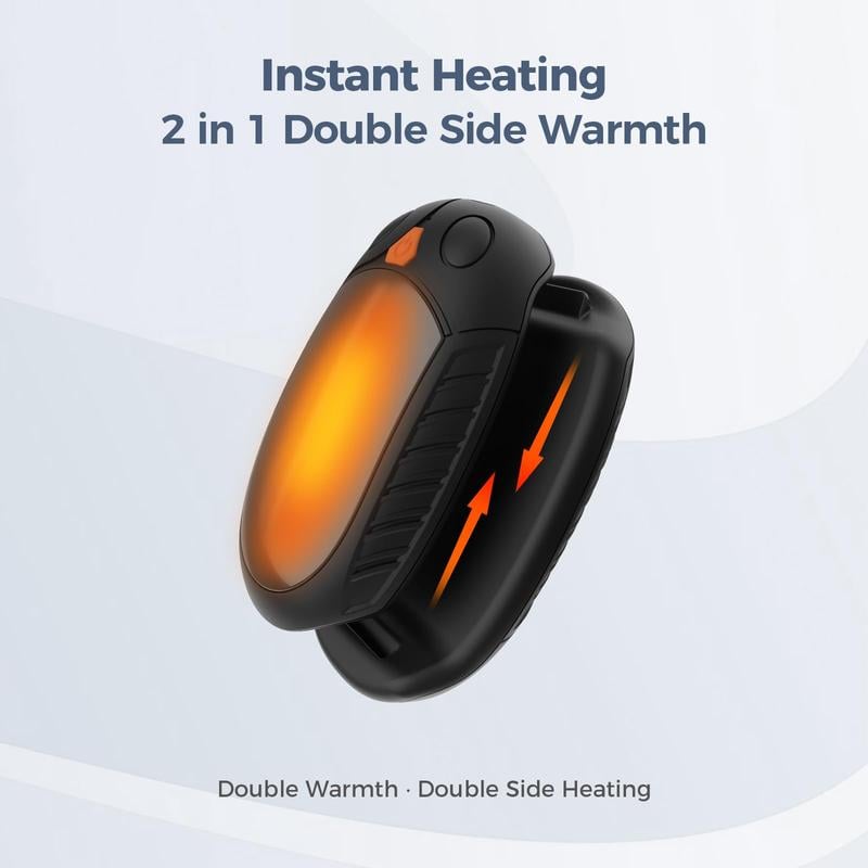 AI Hand Warmers Rechargeable 2 Pack，AI Temperature Control Pocket Size