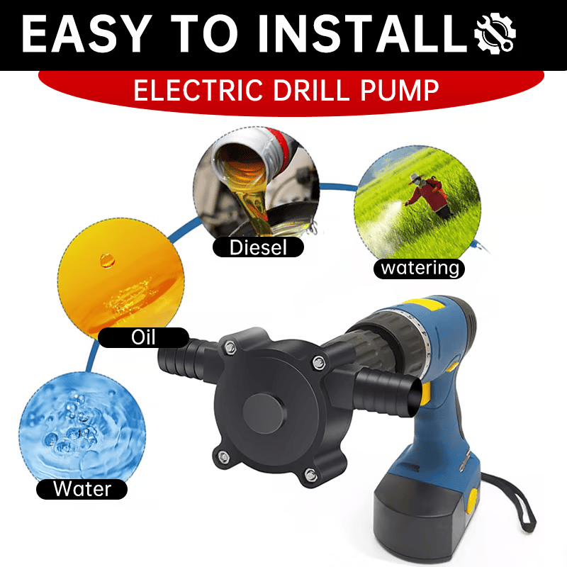 Portable Electric Drill Pump
