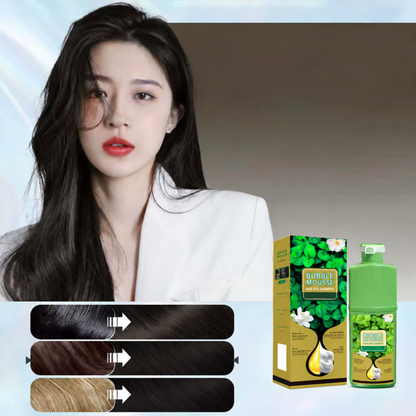 Long-Lasting Plant-Based Foam Hair Dye
