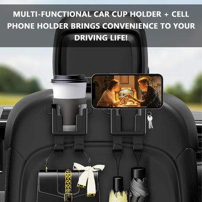 Multifunctional car cup holder and phone mount.