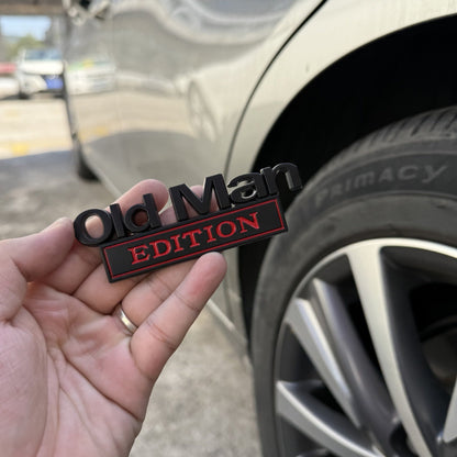 🔥Old Man Edition Car Emblem
