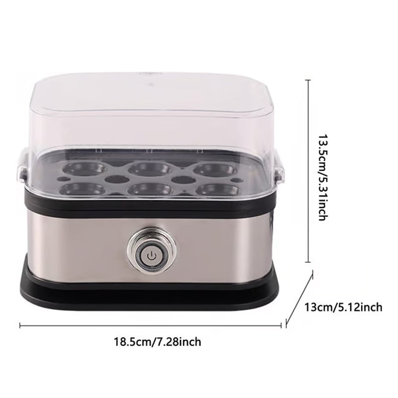 🍳Black Friday 50% OFF SALE💨 Multifunctional Egg Steamer with Clear Lid – Boil, Poach or Omelet✨