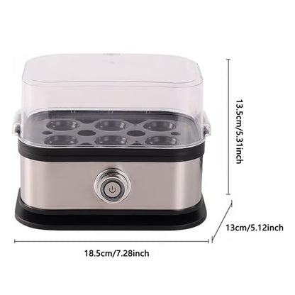 🍳Black Friday 50% OFF SALE💨 Multifunctional Egg Steamer with Clear Lid – Boil, Poach or Omelet✨