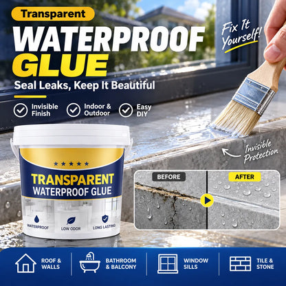 Seal Leaks Instantly! Invisible Waterproof Glue Coating