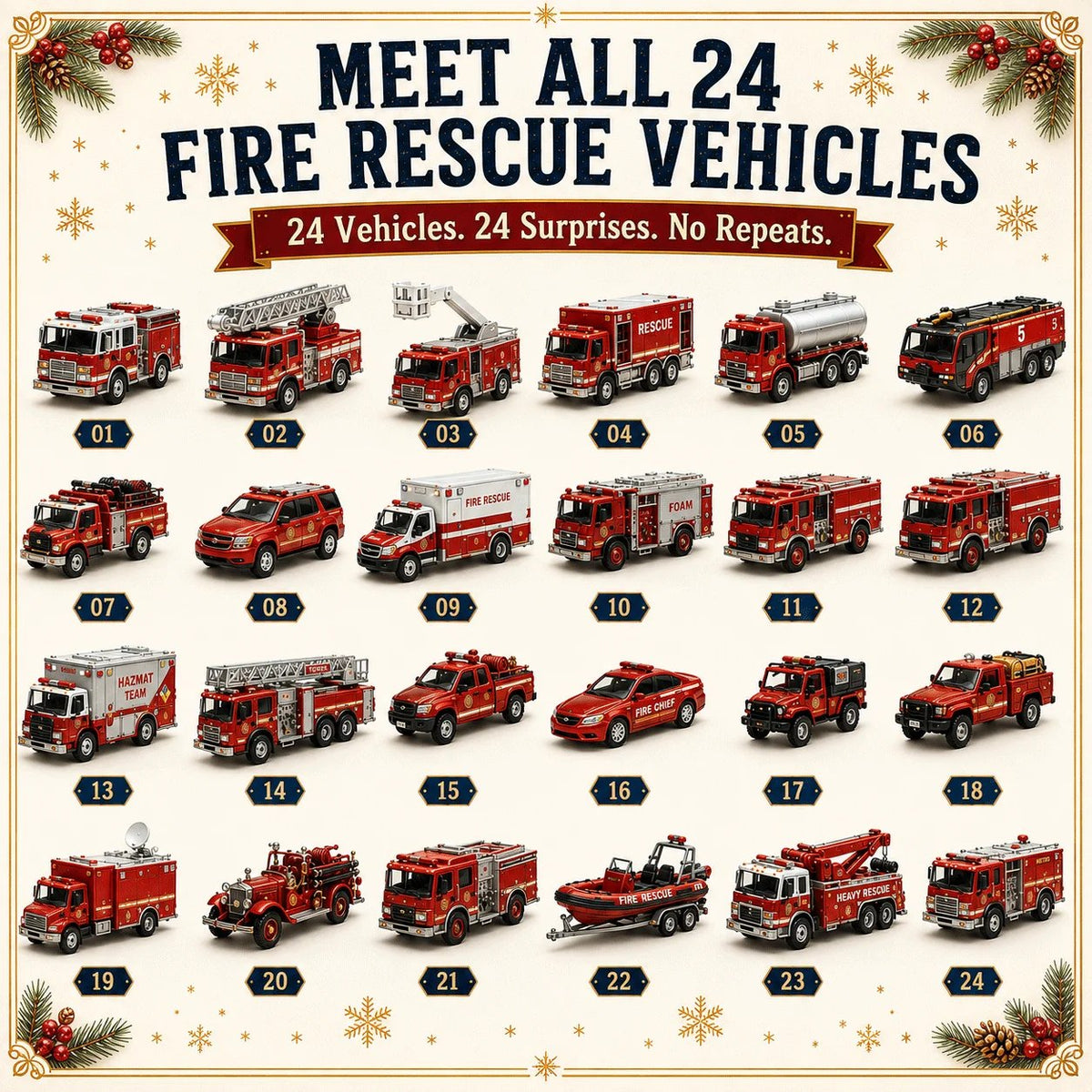💯🚒Fire Rescue 24-Day Advent Calendar