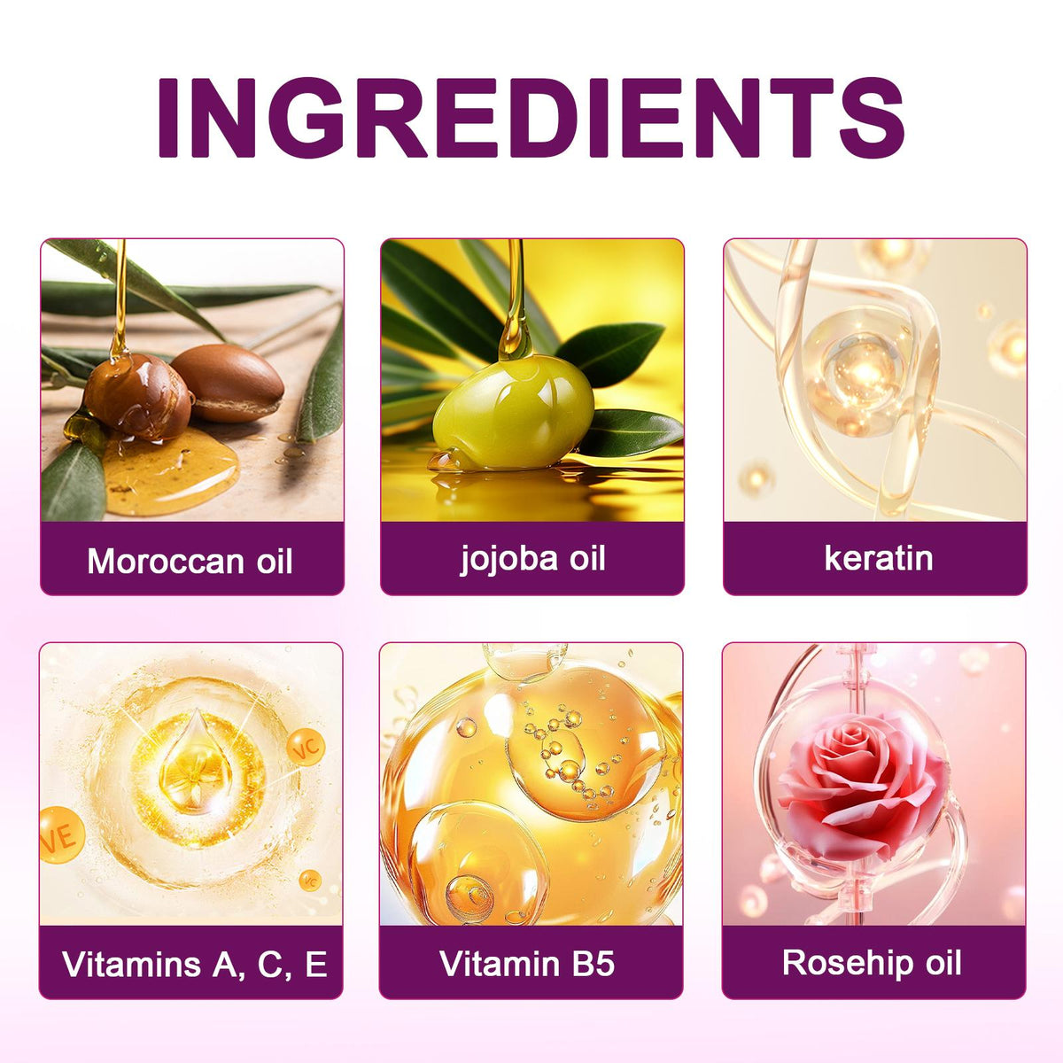 🔥Essential Oil Hair Smoothing Capsules